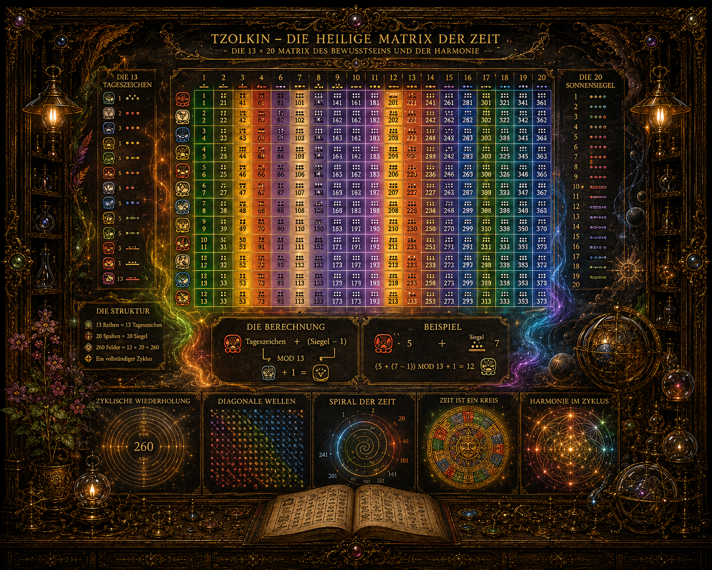 Códice de Dresde – Tablas astronómicas mayas